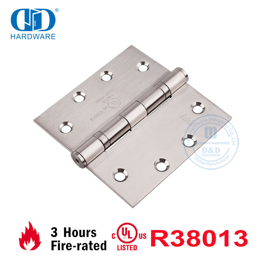 Fabrication américaine certificat UL ANSI résistant au feu en acier inoxydable fenêtre armoires de cuisine meubles charnière de porte commerciale-DDSS002-FR-4.5X4.5X3mm