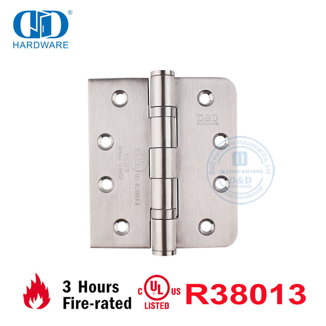 Prix ​​d'usine en acier inoxydable certificat UL américain ANSI ignifuge détachable charnière d'angle carré et rond charnière de porte résidentielle-DDSS001-FR-4X3.5X3mm