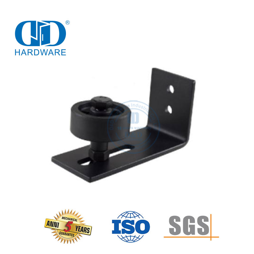 Quincaillerie de porte de grange coulissante en acier inoxydable, quincaillerie de garage en acier, porte de dérivation Hardware-DDBD079