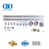Matériel de porte de grange de dérivation de Style moderne en acier inoxydable, porte de grange coulissante, rail de meubles Hardware-DDBD069