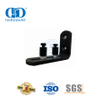 Kit Double silencieux en acier inoxydable, quincaillerie pour porte de grange coulissante, ensemble de quincaillerie pour porte de grange robuste, Kit de rails-DDBD077