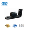 Guide de rouleau de plancher de bas de porte de grange réglable noir universel en acier inoxydable, porte de grange dissimulée Hardware-DDBD082