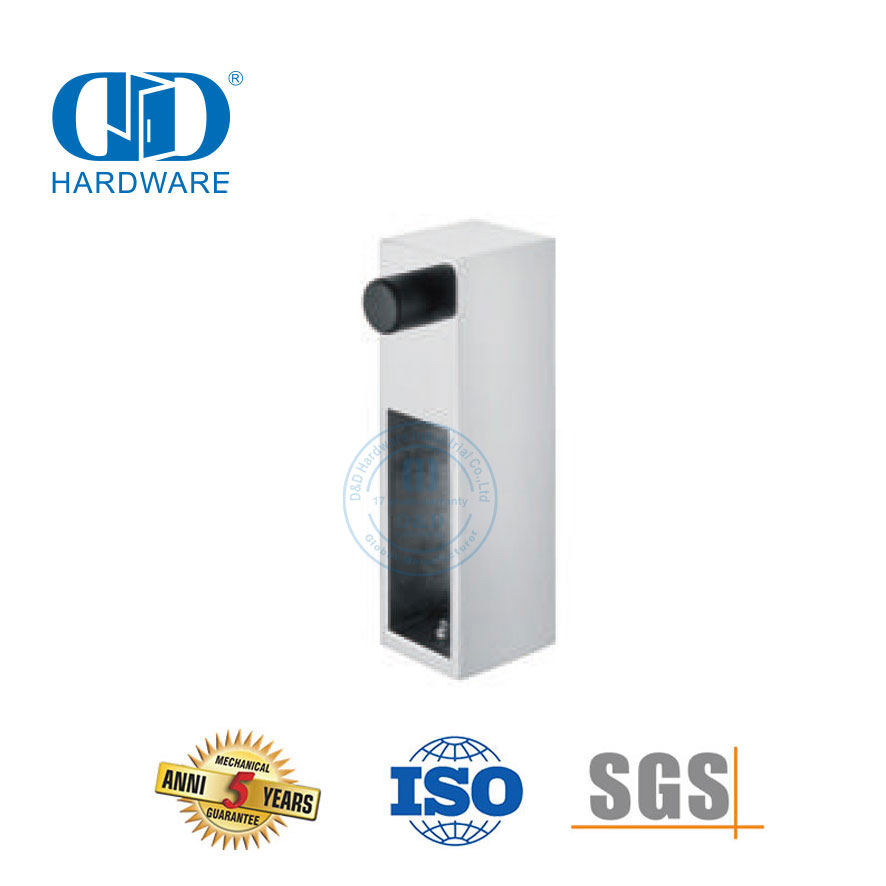 Accessoires de meubles en acier inoxydable, quincaillerie pour portes coulissantes en verre, Arrester-DDSL001-5