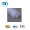 Quincaillerie en verre de haute qualité, joint supérieur de porte en verre PVC, bande d'étanchéité en caoutchouc de Silicone, bande d'étanchéité de douche-DDWS005