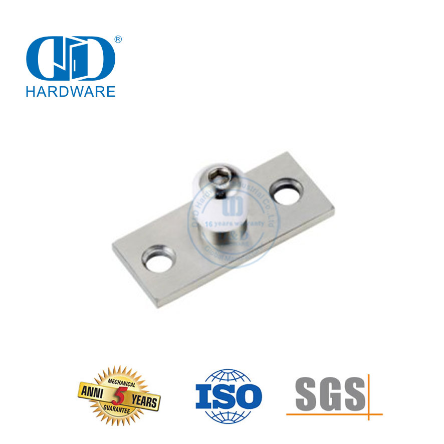 Accessoires efficaces de salle de bains de plaque suspendue d'accessoire en verre d'acier inoxydable pour le Door-DDGS004 coulissant en verre