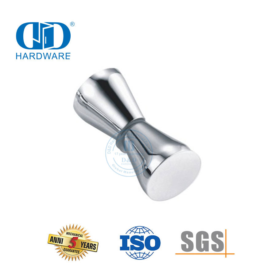 Boutons durables en acier inoxydable, bouton de salle de douche, porte coulissante de salle de bains, Knob-DDSK005