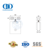 Pince de porte de haute sécurité, accessoires en verre d'aluminium en acier inoxydable, matériel de salle de bains, rouleau de porte de douche pour porte coulissante-DDGS138