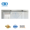 Quincaillerie de porte de grange moderne suspendue en acier inoxydable, accessoires de porte commerciale, meubles Hardware-DDBD043, approvisionnement d'usine