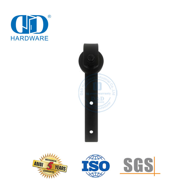 Meuble TV en acier inoxydable, Mini armoire coulissante noire de ferme, quincaillerie de porte de grange, quincaillerie de porte de poche Hardware-DDBD032