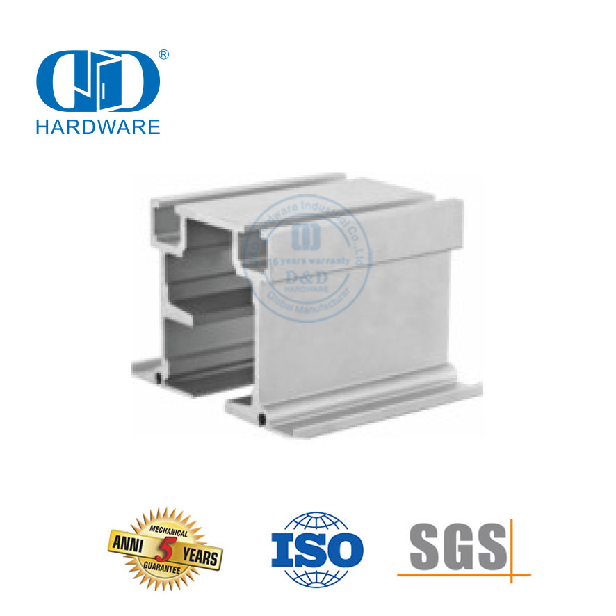 Rail de guidage de profil en acier inoxydable OEM, accessoires en verre, rouleau suspendu pour porte coulissante pour salle de bains, Restroom-DDGS149