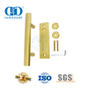 Poignée de porte de grange double face en acier inoxydable pour porte en bois Application commerciale Poignée à levier creux-DDBD101 SB