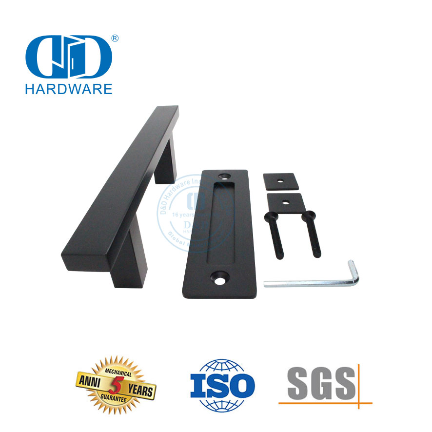 Poignée de porte intérieure en acier inoxydable, maison, bureau, Villa, pièce intérieure, grange coulissante, quincaillerie de porte en bois, Construction Fittings-DDBD134