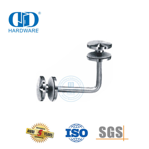 Fabricant de raccord de porte en acier inoxydable, balustrade d'escalier en verre, support de main courante-DDHB001