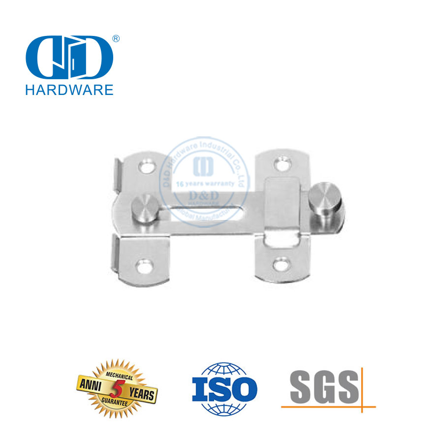 Acier inoxydable cellier extérieur porte extérieure serrure garde manivelle Type hôtel maison sécurité porte Guard-DDDG014