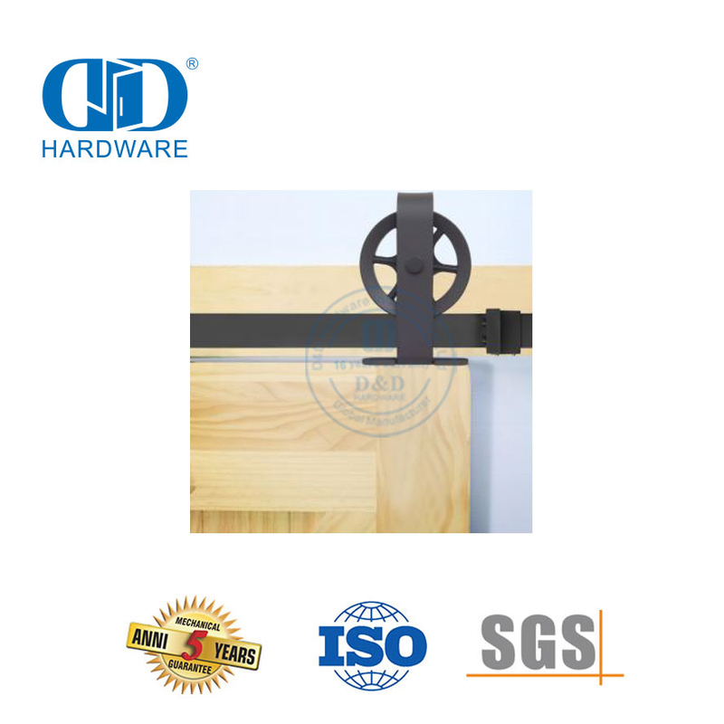 Quincaillerie de porte de grange robuste en acier inoxydable, accessoire de quincaillerie de porte, matériel de garage en acier-DDBD012