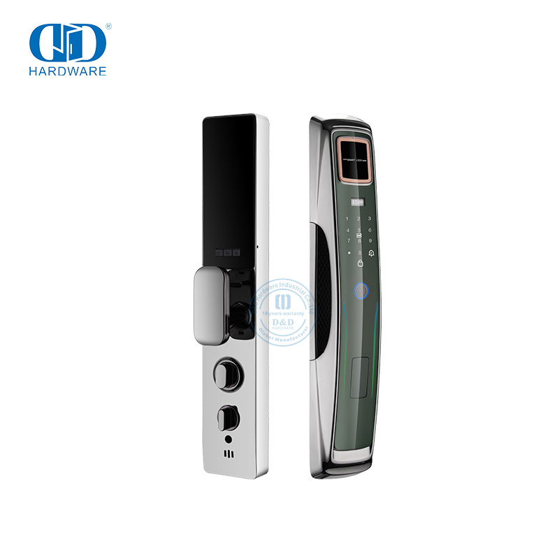 Fabricant WiFi carte numérique sécurité coffre-fort électronique empreinte digitale télécommande serrure de porte intelligente avec caméra et Audio -DDEL009