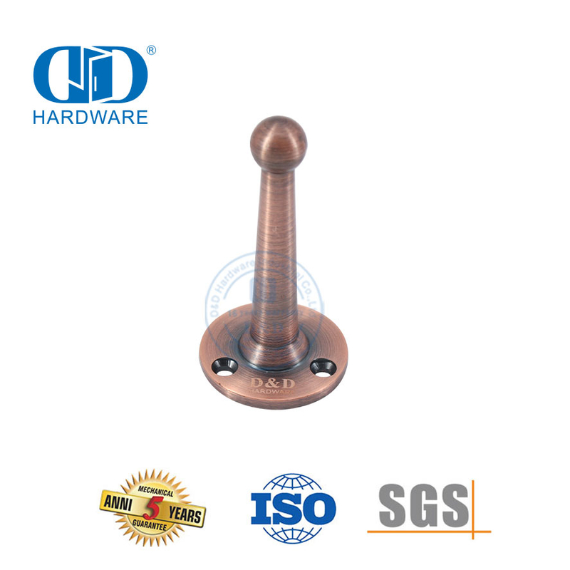 Butée de porte en alliage de zinc pour porte en bois-DDDS021