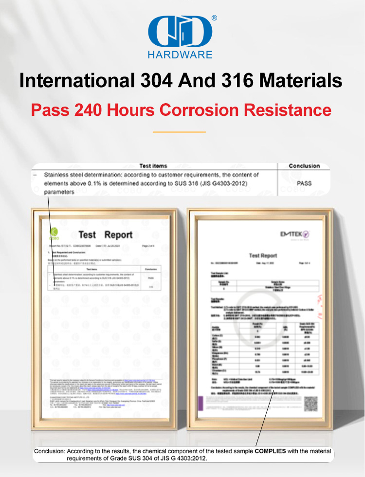 charni&egrave;re de porte pour b&acirc;timent commercial