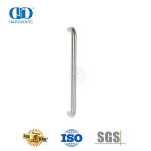 Poignée en verre décalée en acier inoxydable personnalisée et durable pour salle de bain Shower-DDPH020