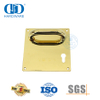 Matériel décoratif Centre à Centre Poignée de Levier de Porte en Acier Inoxydable de 72 mm avec Plaque-DDTP001-PVD