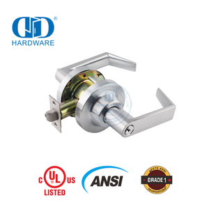 Serrure tubulaire ANSI Grade 1, haute sécurité, ouverture en douceur, serrure verrouillable pour porte intérieure commerciale Lockset-DDLK009