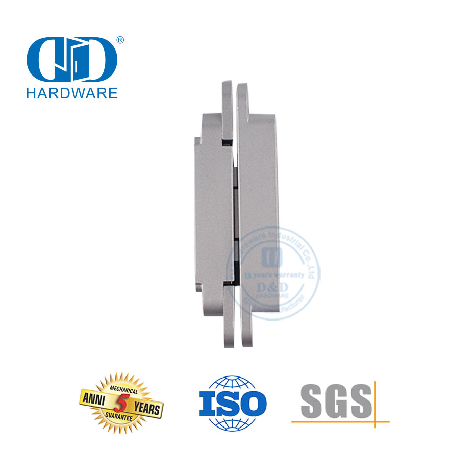 Chine usine en alliage de zinc 3D invisible dissimulé accessoires de quincaillerie architecturale charnière de porte extérieure intérieure à pivot robuste-DDCH008-G40