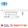 Matériel de construction Liste UL Résistance au feu en aluminium monté en surface Sorties hydrauliques coulissantes à ressort Ferme-porte de passage-DDDC054