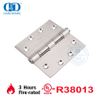 Quincaillerie de meubles Certificat UL en acier inoxydable américain Charnière de porte de gouvernement d'hôpital de fenêtre à mortaise ignifuge-DDSS002-FR-4.5X4.5X3.4mm
