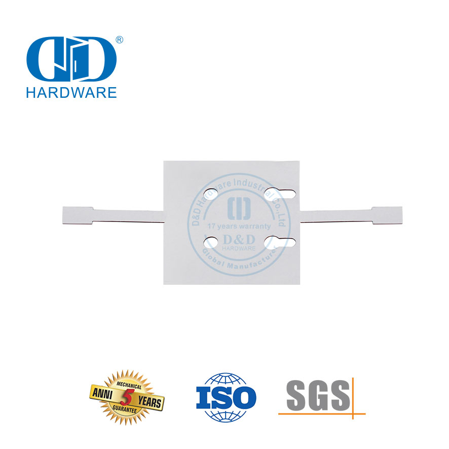 Kits de protection de serrure à mortaise joint de porte en graphite extensible bande d'étanchéité en caoutchouc charnière intumescente Pad-DDIG002