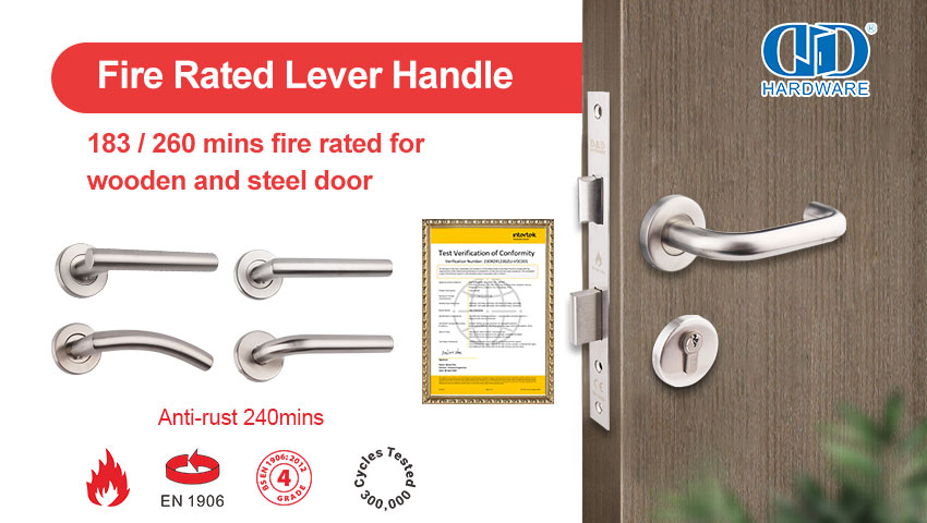 Excellence certifiée: compréhension des poignées de porte incendie en 1906 de la 4e année et en 1634