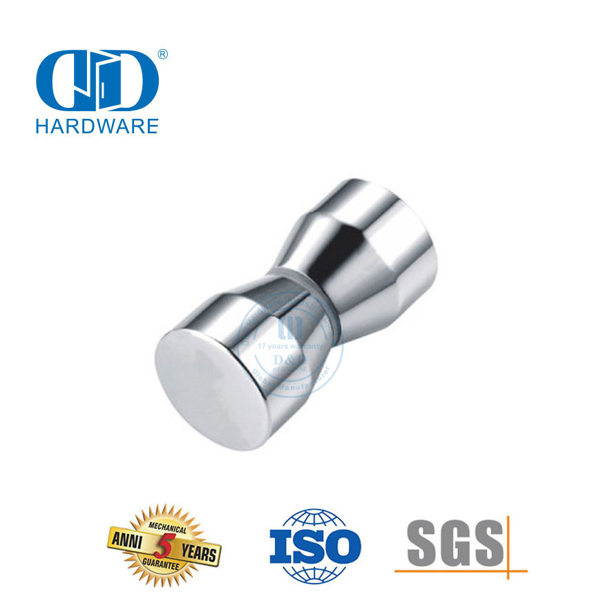 Bouton de porte de douche