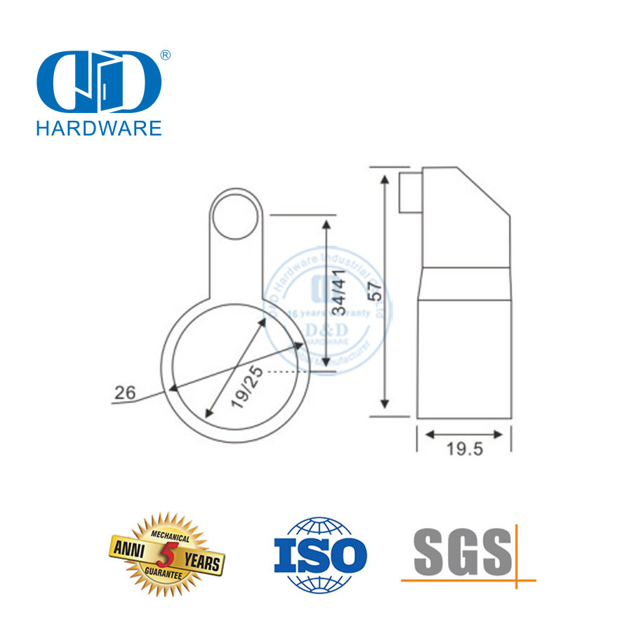 Porte coulissante en verre en acier inoxydable, rouleau suspendu, matériel de salle de bains, raccord en verre pour porte coulissante-DDGS120