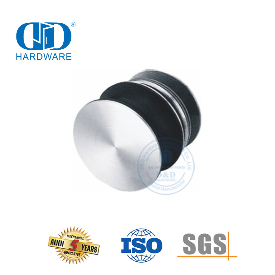 Pivot de matériel de rouleau suspendu de porte coulissante de matériel de porte de raccord en verre d'acier inoxydable pour le Door-DDGS109 de salle de bains