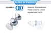 Accessoires de meubles bouton de porte en verre poignée en verre salle de douche porte de douche coulissante en verre Knobs-DDSK012