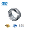 Accessoires de meubles bouton de poignée en acier inoxydable quincaillerie en verre raccord en aluminium trou traversant poignée en coupe-DDSK015