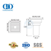 Accessoires de meubles en acier inoxydable Drain de sol carré sanitaire intérieur salle de bain Drain-DDFD0014
