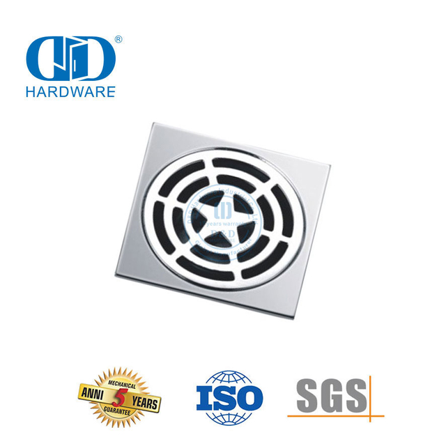 Drain de sol sanitaire en plastique ABS et acier inoxydable, accessoires de meubles, salle de bains, douche Drain-DDFD002