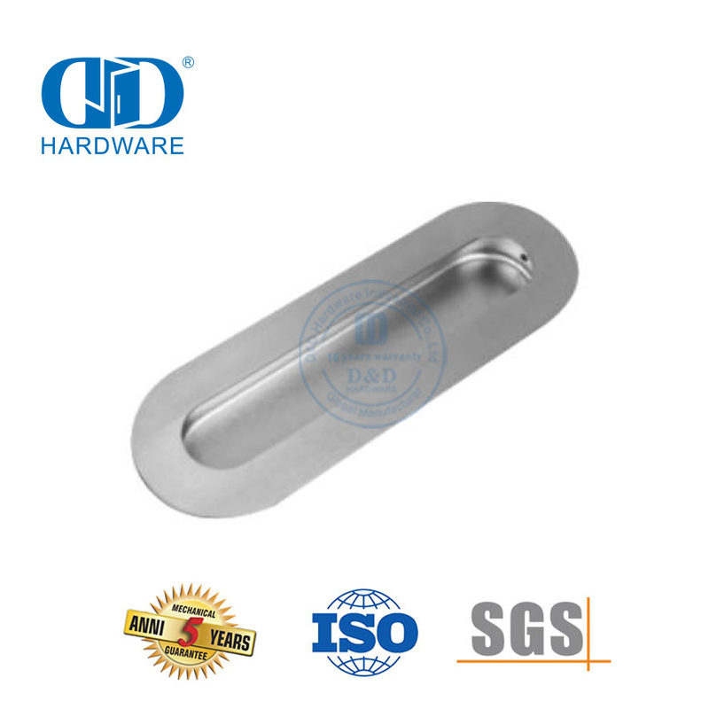 Quincaillerie de construction en acier inoxydable, poignée de porte de grange, ensemble de poignées de porte coulissante, matériel de traction et de chasse d'eau-DDBD110