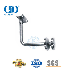 Support mural de garde-corps d'escalier en acier inoxydable, support de montage mural, raccord en verre, main courante Bracket-DDHB003