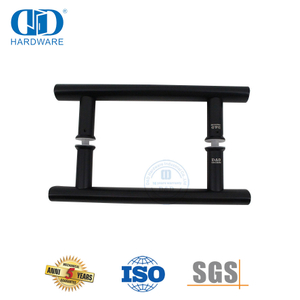 Poignée de traction de porte intérieure double face pour porte coulissante en verre commerciale-DDPH001-A Φ25-MB