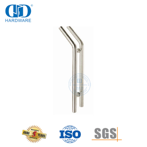 Accessoires de quincaillerie de salle de bain, Tube en acier inoxydable, poignée de traction pour porte en verre-DDPH009