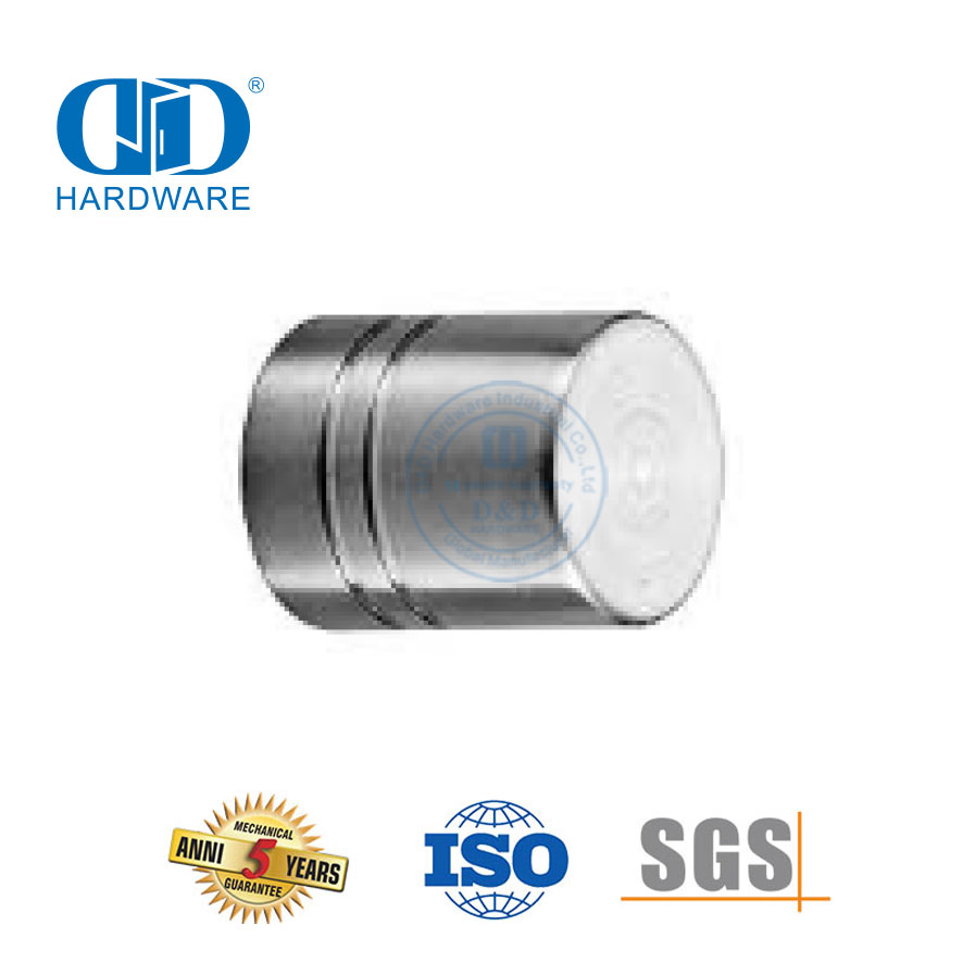  Poignée de porte en acier inoxydable en cuivre de sécurité boutons d'armoire poignées de meubles tirer Kitchen-DDFH058