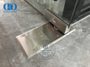 Porte coulissante de grange en acier inoxydable, nouveau produit Vintage en laiton satiné, poignée longue, 2024-DDPH033-SB