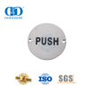 Panneau de porte Push Pull en acier inoxydable, plaque de signalisation de Type rond, toilettes publiques, porte de toilette, Signature Plate-DDSP009