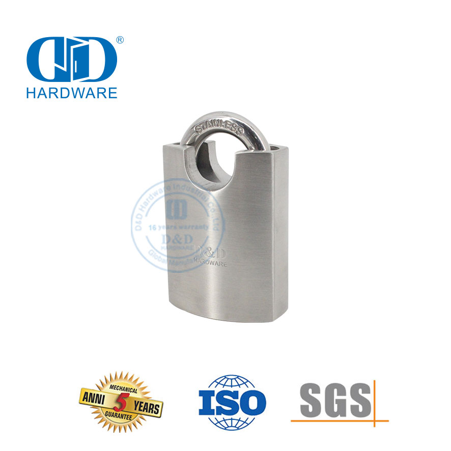Home Hardware Cadenas de verrouillage de porte de stockage d'entrepôt de valise de haute sécurité incoupable en acier inoxydable-DDPL007-35 mm