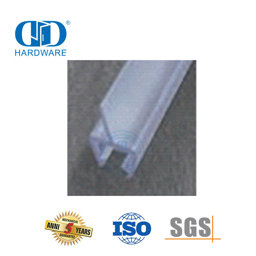 Différents types de bande d'étanchéité en PVC bande d'étanchéité en caoutchouc salle de douche porte en verre étanche bande d'étanchéité en plastique-DDWS004
