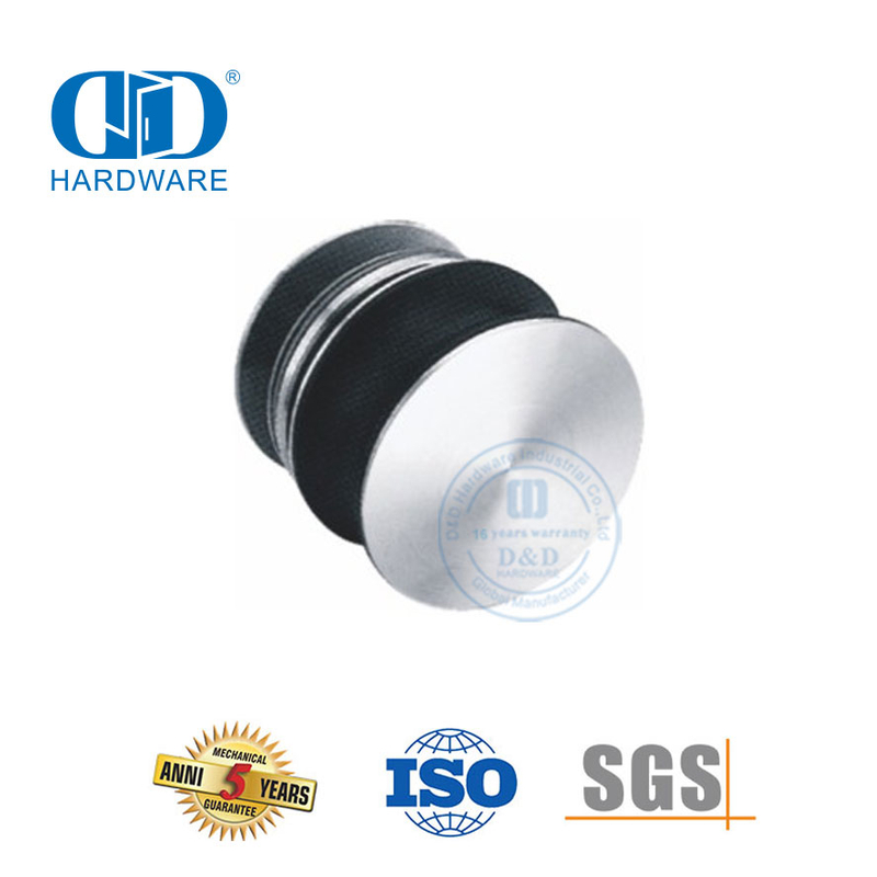 Pivot de matériel de rouleau suspendu de porte coulissante de matériel de porte de raccord en verre d'acier inoxydable pour le Door-DDGS109 de salle de bains