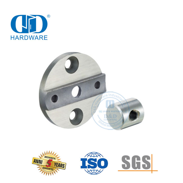 Ensemble d'accessoires en verre en acier inoxydable, porte coulissante suspendue, rouleau de porte de douche pour salle de bain Door-DDGS112