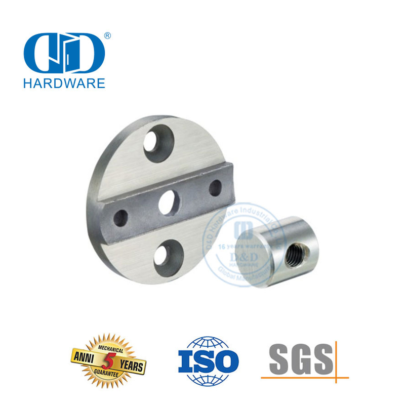 Ensemble d'accessoires en verre en acier inoxydable, porte coulissante suspendue, rouleau de porte de douche pour salle de bain Door-DDGS112