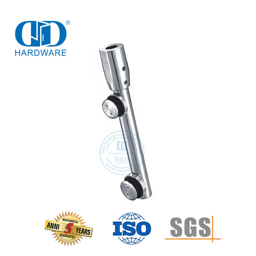 Pivots supérieurs en acier inoxydable, systèmes de portes en verre courtes, quincaillerie en verre, porte en verre Pivot-DDGP001